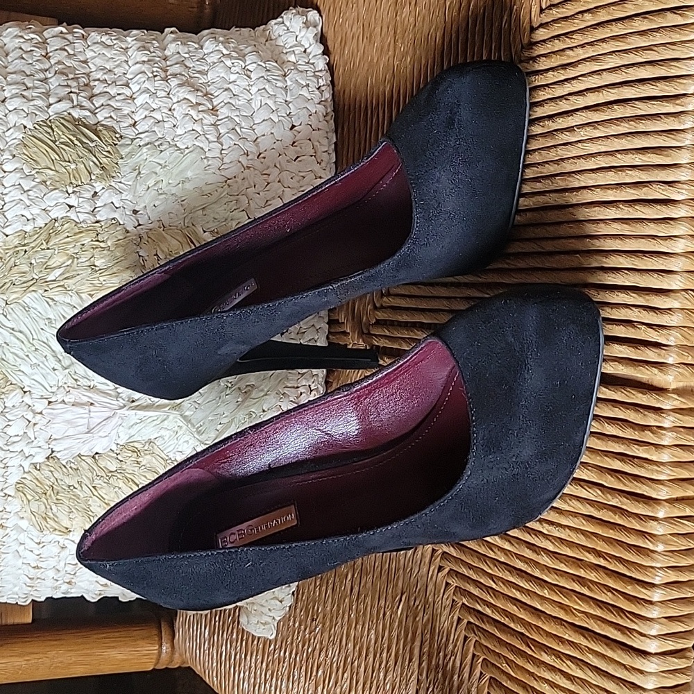 BCBGeneration parade platform stiletto heels, bla… - image 1